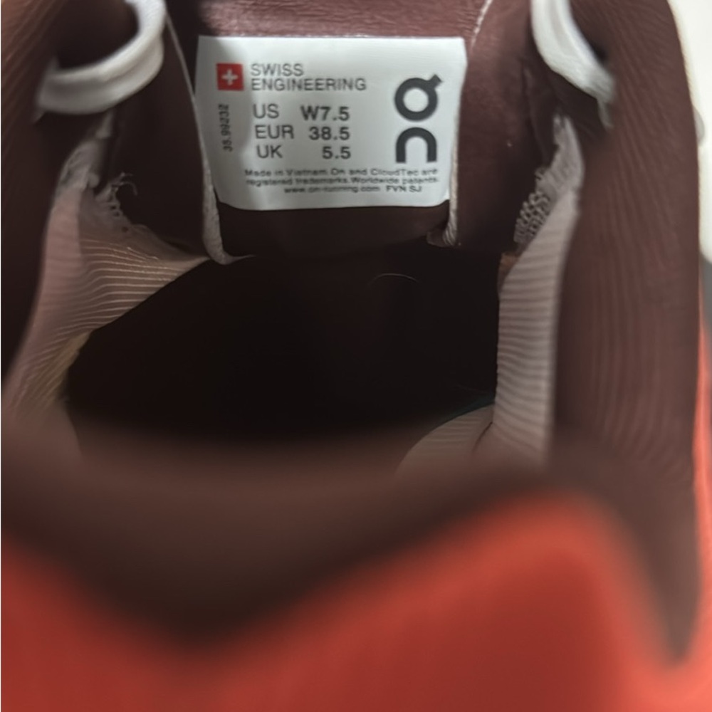On Cloud Running Women's Running Shoe - Size 7.5 - Picture 4 of 6